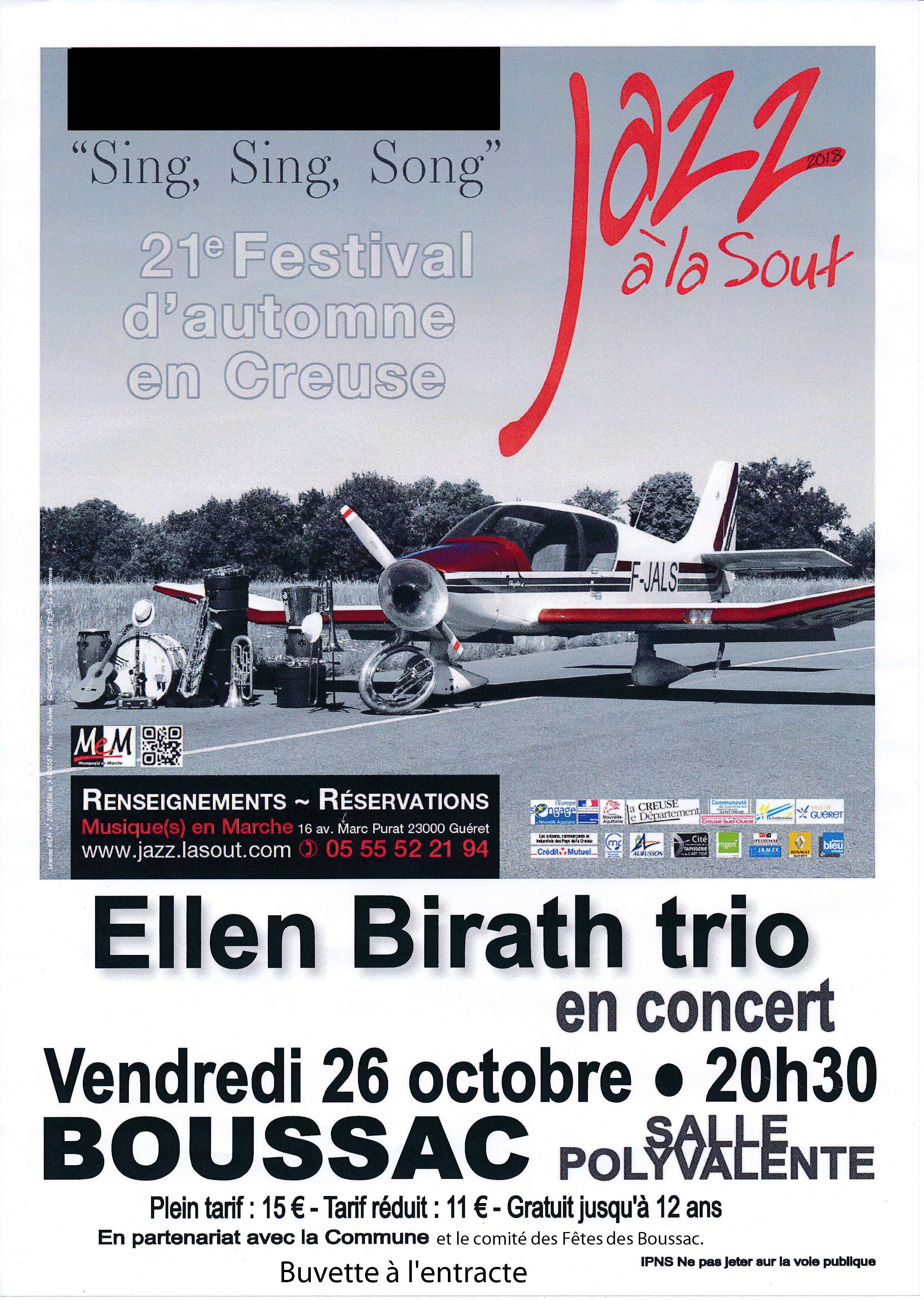 affiche DG jazz a la sout