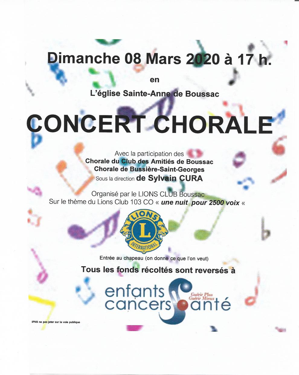 affiche chorale 08-03-1